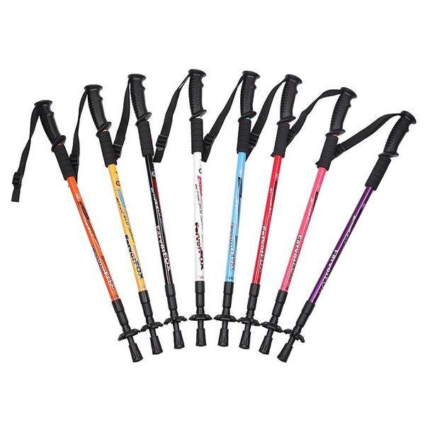 

2pcs/lot nordic walking poles adjustable trekking scandinavian sticks anti hiking stick