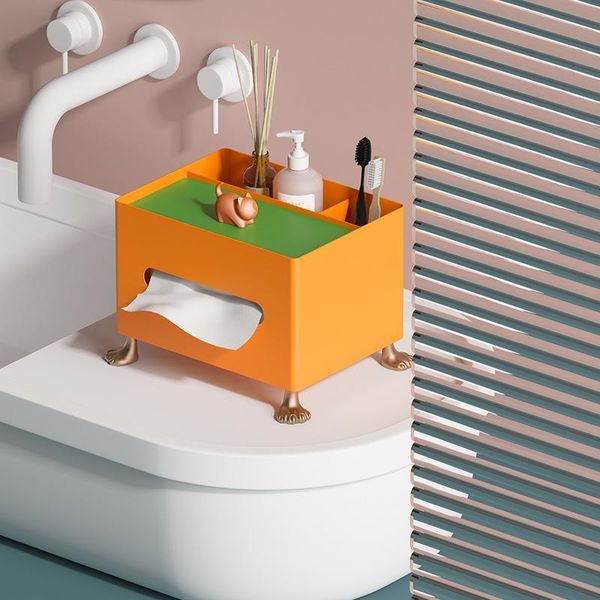 

nordic light luxury simple modern dining table multifunctional tissue box creative living room remote control storage lb491 boxes & napkins