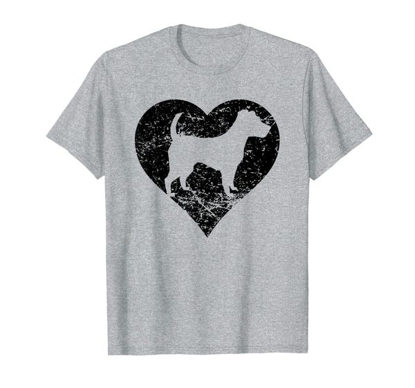 

distressed jack russell terrier heart dog owner graphic t-shirt, White;black