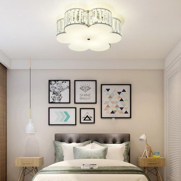 

chandeliers modern led crystal chandelier for living room bedroom master cristal lustre chrome finish 110v 220v home deco