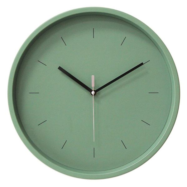 

small silent wall clock electronic digital quartz simple design shabby chic reloj de pared home decor clocks ab50zb