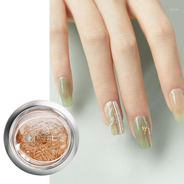 

box nail rhinestone glamour electroplating process multiple colors shiny metal abalone slice manicure ornaments for female art decorations1, Silver;gold
