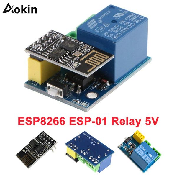 

integrated circuits esp8266 esp-01s 5v wifi relay module things smart home remote control switch for arduino phone app esp01s wireless