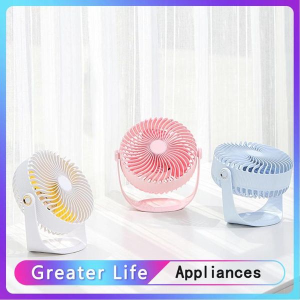 

portable usb charging fan 360 degree rotating cooling fans home air cooler electric