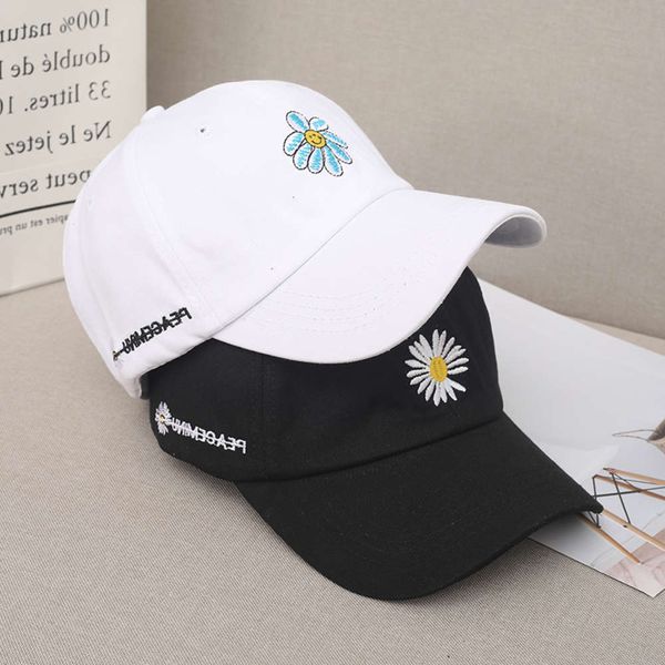 

the ball cap ball caps korean gd hip hop hat children's net red little daisy baseball fashion men's versatile cap, Blue;gray