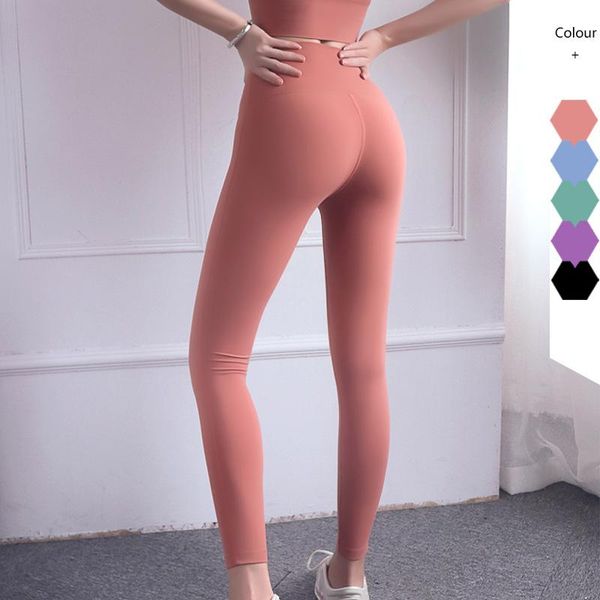 

yoga outfits seamless fitness leggings women gym running tights squat proof stretchy trousers high-waist pilates pants, White;red