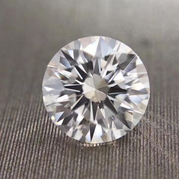 

color moissanite round brilliant cut loose beads jewelry bracelet diy material, Black