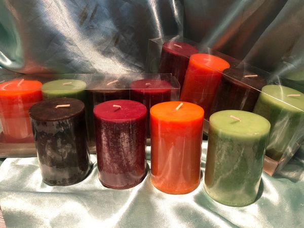 

block scente candle craft home perfume smokeless holiday cera para velas candles holders ef50sc
