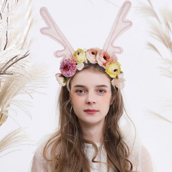 

kawaii accessories ears headband funny flower party hats for easter christmas gifts chouchou cheveux femme 401