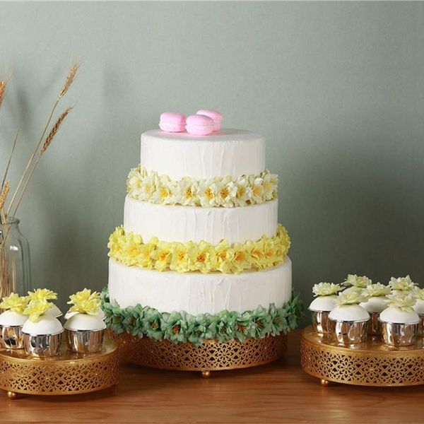 

other bakeware wedding cake stand decoration party mirror tray dessert electroplate gold cupc f19b