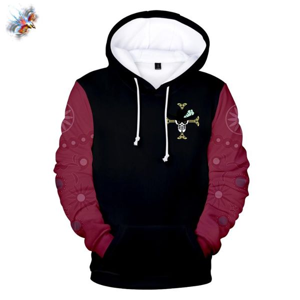 

men's hoodies & sweatshirts thin hip-hop latest anime hoodie 3d personality streetwear men and women fashion cartoon spring autumn mode, Black