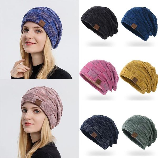 

beanies fashion outdoor keep warm winter hedging caps millinery women's knitted hat