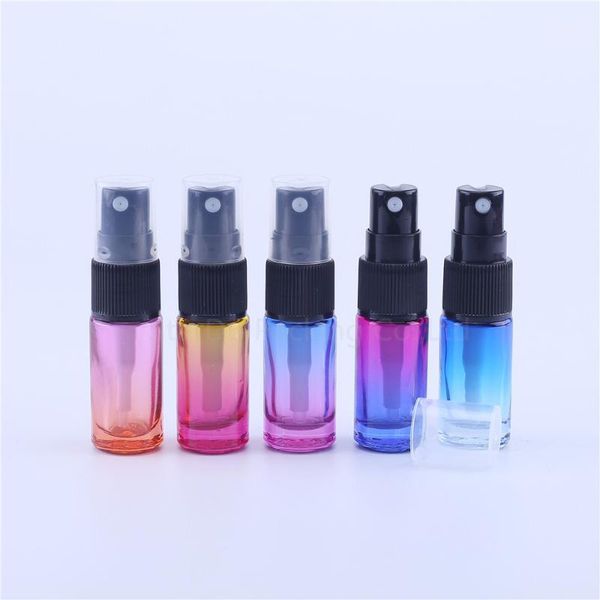 

storage bottles & jars 150pcs/lot 5ml empty thick glass spray bottle for perfume, 5cc container refillable cosmetic atomizer