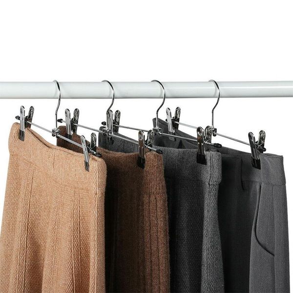 

laundry bags 28.5cm adjustable clips clothes hangers garments holder hooks stainless steel