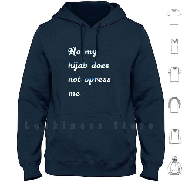 

hijab opression ( not ) hoodies islam muslim men's & sweatshirts, Black