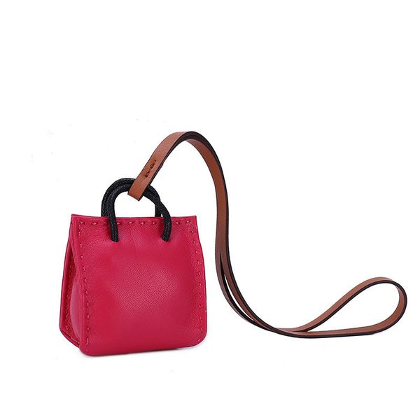 

purse pendant parchment bag pendant purse, Black