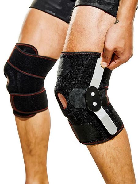 

elbow & knee pads sports kneepad with folding support guard pressurized elastic fitness gear basketball volleyball brace protect, Black;gray