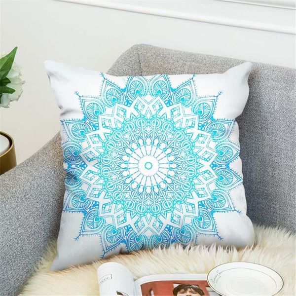 

cushion/decorative pillow mandala decorative covers hand cases square sofa throw pillowcases seat cushion 45x45cm