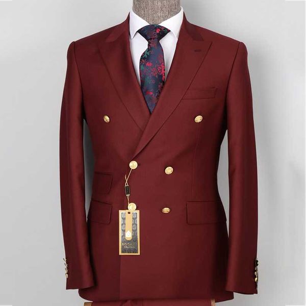 

men's suits & blazers men two pieces yellow custom made handsome cotton wedding gold metal button formal coat+pant, White;black