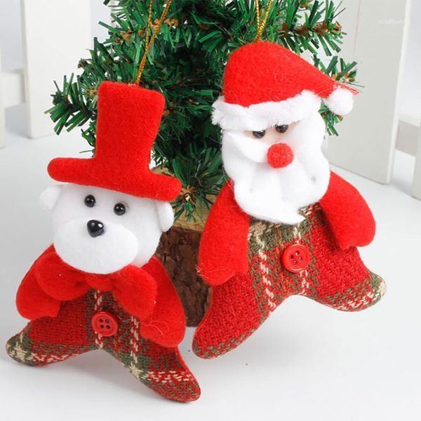 

christmas decorations santa claus doll pendant xmas party gifts home decor kid toy dolls hang ornaments drop 21