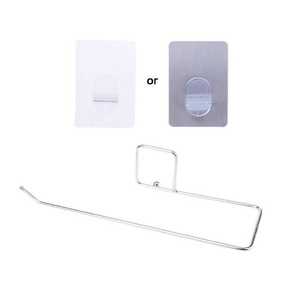 

toilet paper holders k3na kitchen tissue roll holder stainless steel washable stick hooks rack bathroom storage accessories wall mounted