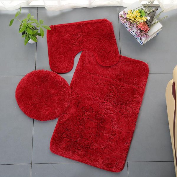 

bathroom set rug met mory foam bath mat for carpet toilet floor non-slip shower room foot pad rugs mats