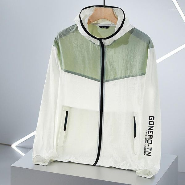 

men's jackets skin clothes men 2021 summer fashion versatile couple sunscreen sports outdoor cycling fishing jacket, Black;brown