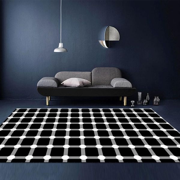 

carpets rectangular carpet rugs floor mats visual illusion 3d solid geometry for bedroom living room coffee table blanket