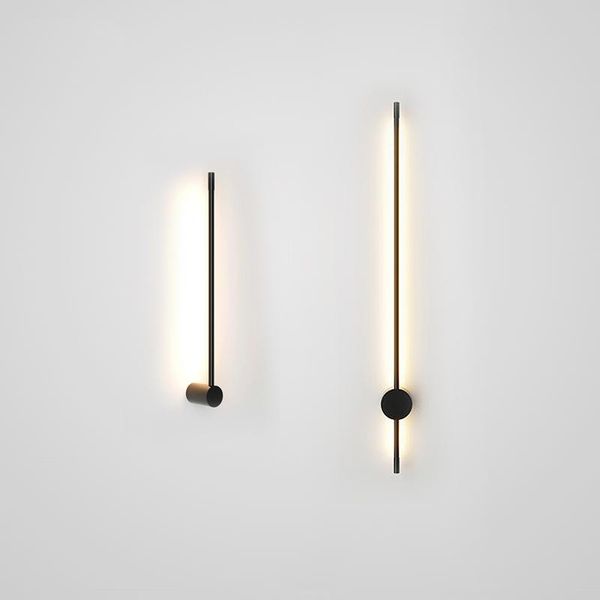 

wall lamp gold/black modern led mirror light surface mount for living room restaurant bedroom l600mm~1400mm