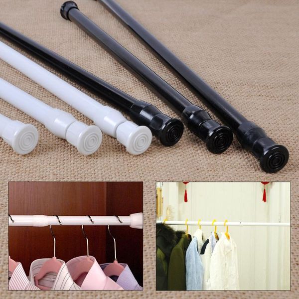 

extendable adjustable 40-70cm spring loaded tension rod rail pole hanger curtain shower bathroom window products curtains