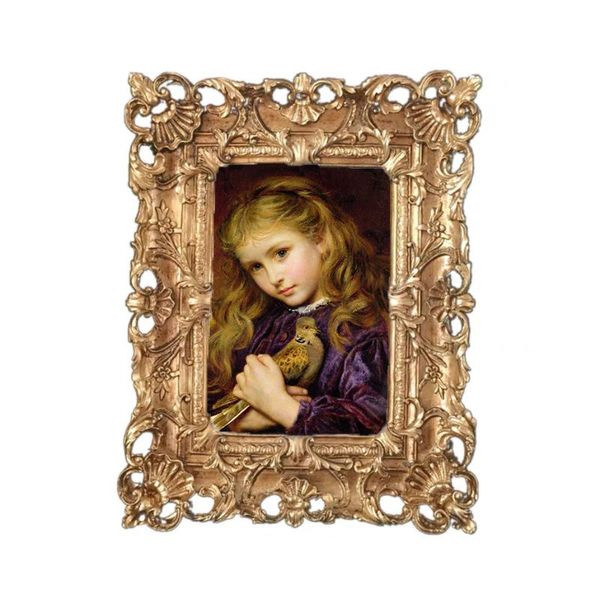 

frames vintage golden resin po frame retro rectangular home decor picture antique color gold for pictures