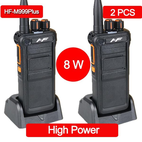 

walkie talkie high power interphone, cb two-way remote professional ham uhf 8w communicator, 2 sets, cn(origin)