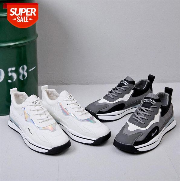 

sports style men's casual shoes, color-blocking round toe low-shoes #nv3q