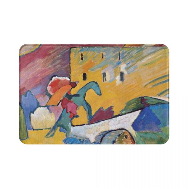 

carpets kandinsky paintings 3d pattern home floor decoration living room kitchen bedroom bathroom non slip doormat