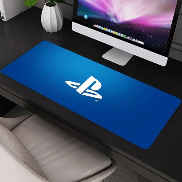 

mouse pads & wrist rests playstation mousepad desk pad kawaii mat gaming mats xxl gamer large mause girl cute keyboard accessories carpet