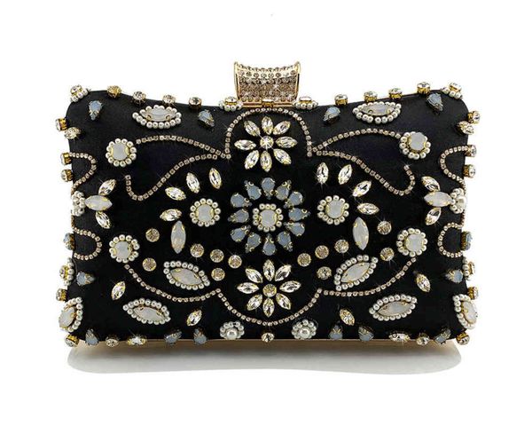 

nail bead diamond flash dinner evening ess celebrity hand bag
