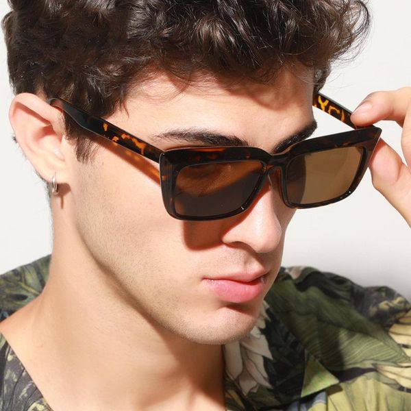 

vintage square sunglasses women/men 2021 retro brand designer fashion colorful sun glasses female classic eyewear, White;black