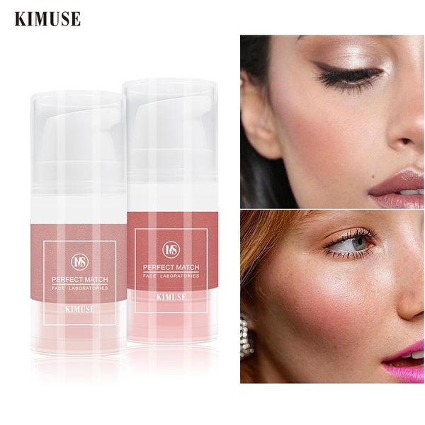 

blush liquid blusher cream for face makeup long lasting waterproof pink bronzer nude contouring ks902