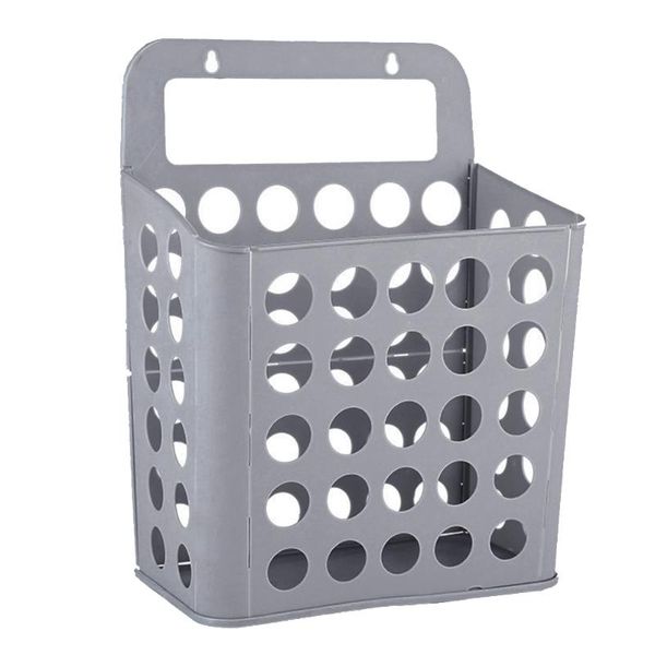 

Saving Space Living Room Foldable Organizer Solid Laundry Basket Household Storage Wall Mounted Plastic With Handles Bathroom Bags