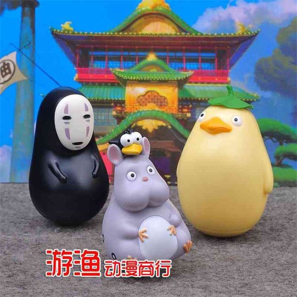 

miyazaki hayao chihiro hidden faceless man fishing for gold ghost tumbler doll makes lovely deskornaments