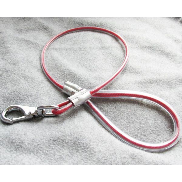 

dog collars & leashes 10pcs/lot steel rope strong pet for large dogs leash ropes wholesale