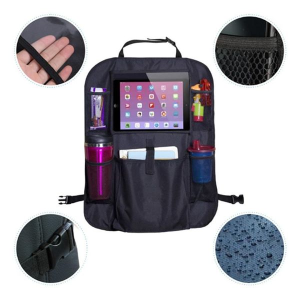 

car organizer backseat storage vehicle seat back protective bag with pockets nj88