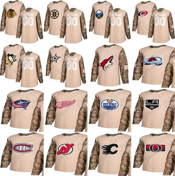 

2017 veterans day custom jersey arizona coyotes oilers penuiges wings boston bruins montreal canadiens chicago blackhawks hockey jersey., Black;red
