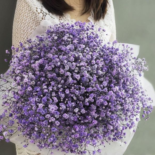 

decorative flowers & wreaths babys breath artificial gypsophila plastic for home diy wed party living room decoration fake flower