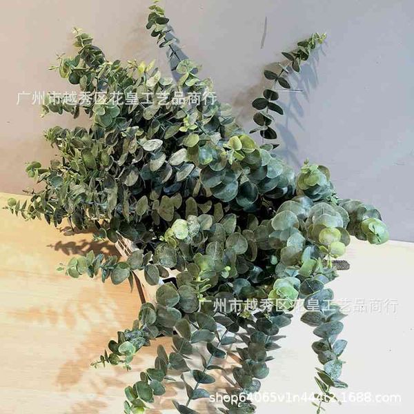 

simulated eucalyptus money leaf indoor decoration arrangement wedding flower art home green plant pgraphy props