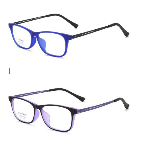 

fashion sunglasses frames plastic titanium spectacle men's simple and flexible eyeglasses women's lightweight fashionable myopia e, Black
