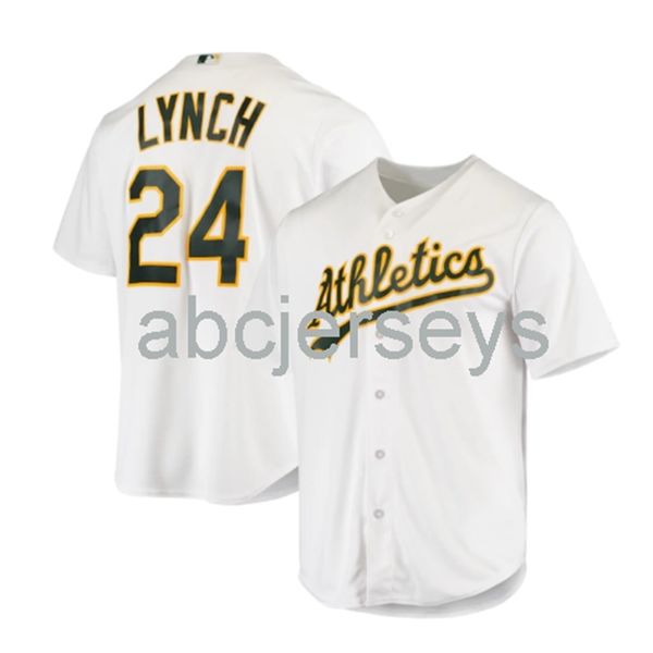 Maglia da marshawn personalizzata cucita Nynch #24 Baseball Jersey XS-6XL