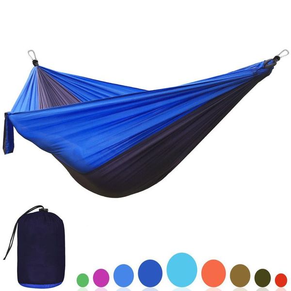 

nylon parachute hammock light weight outdoor camping portable single camp furniture
