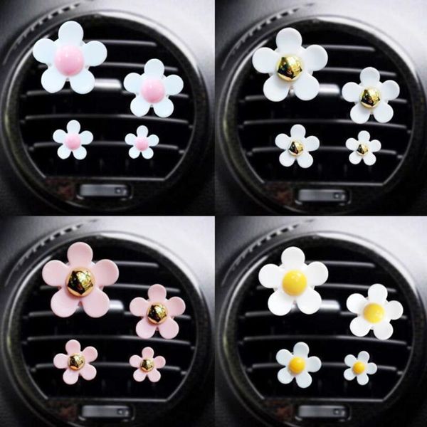 

outlet vent perfume clip small daisy air conditioning car interior decoration supplies freshener