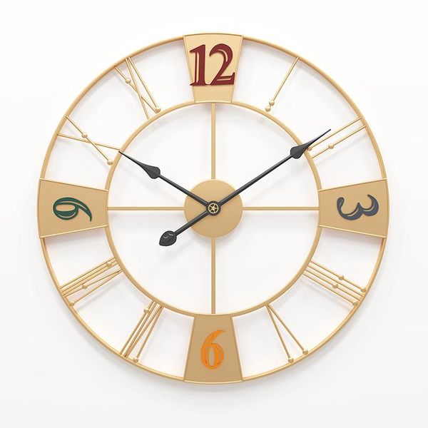 

classic grey wall clock elegant digital black living room vintage nordic orologio da parete creative watch ea60wc clocks